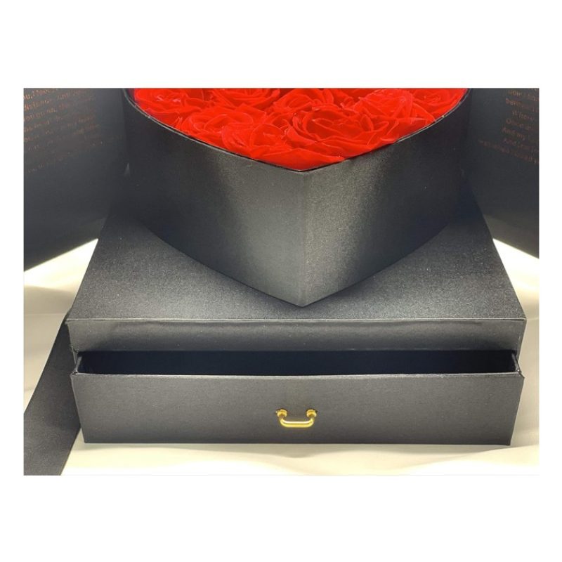 FGF Novità Box che si apre con rose scatola di fiori idea San Valen...