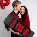 Regalo Romantico Scatola Box per san valentino I love U composizioni floreali