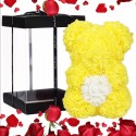Orso Orsetto di Rose Orsacchiotto 25cm anniversario San valentino idea regalo
