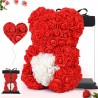 FGF Orso Orsetto di Rose Orsacchiotto 25cm anniversario San valenti...