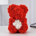 Orso Orsetto di Rose Orsacchiotto 25cm anniversario San valentino idea regalo