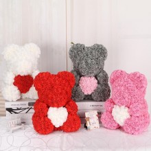 Orso Orsetto di Rose Orsacchiotto 35cm anniversario San valentino idea regalo
