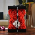 Orso Orsetto di Rose Orsacchiotto 35cm anniversario San valentino idea regalo