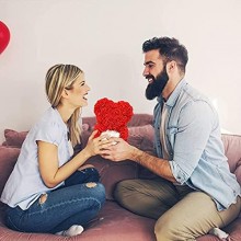 Orso Orsetto di Rose Orsacchiotto 35cm anniversario San valentino idea regalo
