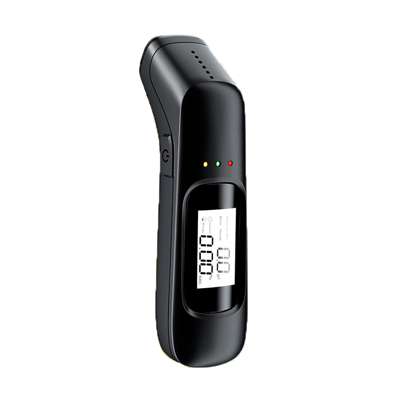 Etilometro Senza Contatto Professionale, Portatile e Ricaricabile con Display LCD