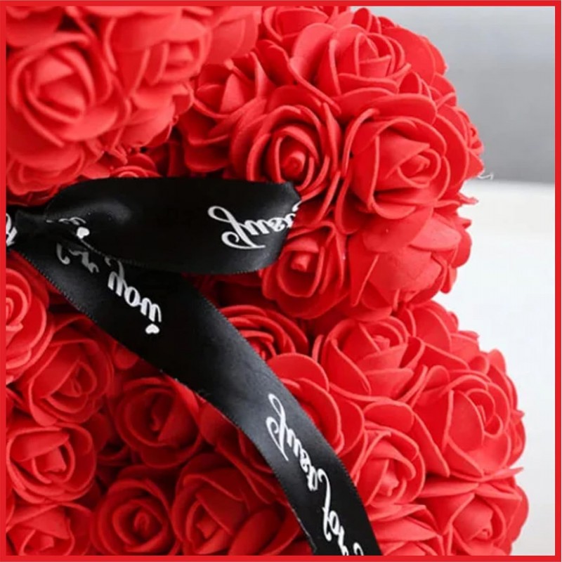 FGF Orsacchiotto Orso Peluche Di Rose Con Cuore Idea Regalo San Val...