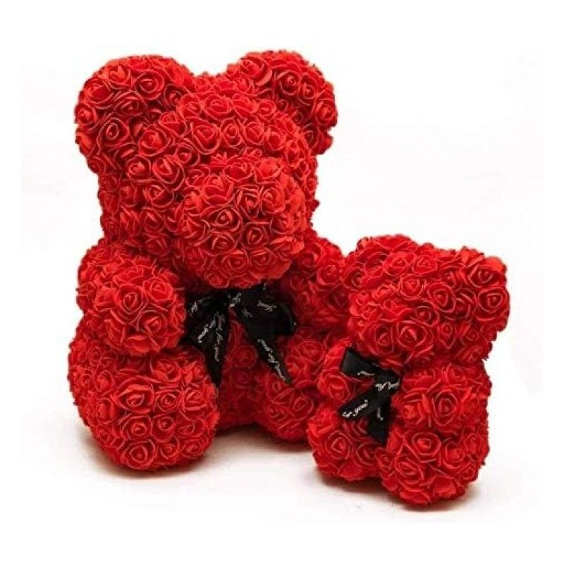 FGF Orsacchiotto Orso Peluche Di Rose Con Cuore Idea Regalo San Val...