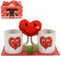 San valentino amore love Set 2 Tazzine da caffè espresso in ceramica mug regalo