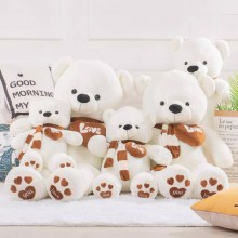 Orsacchiotto gigante grande Peluche Orso 80-120 CM pupazzo bambini bianco