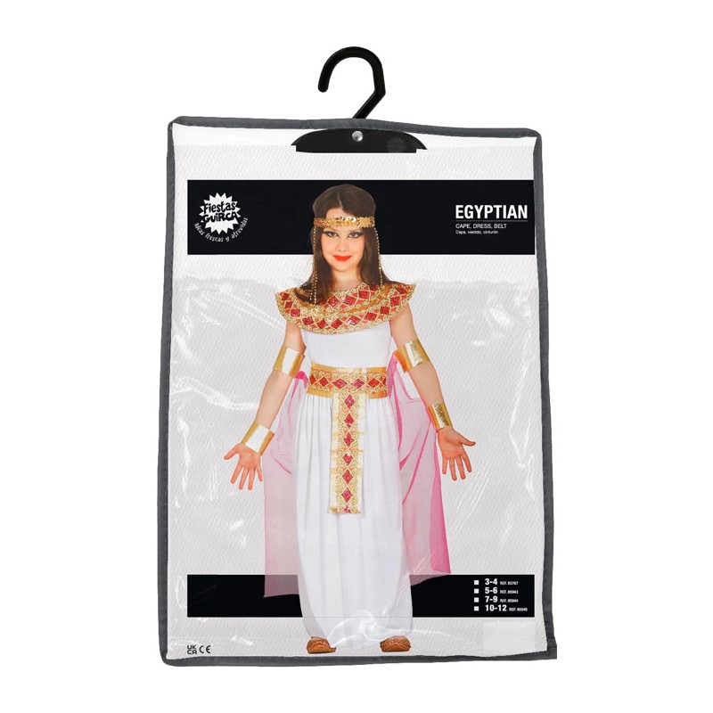 Guirca Costume egiziana carnevale vestito cleopatra Guirca bambina ...