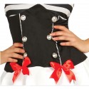 Costume Carnevale da Marinaia Donna Vestito Marinaretta Marinaio sexy S/M/L