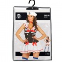Costume Carnevale da Marinaia Donna Vestito Marinaretta Marinaio sexy S/M/L