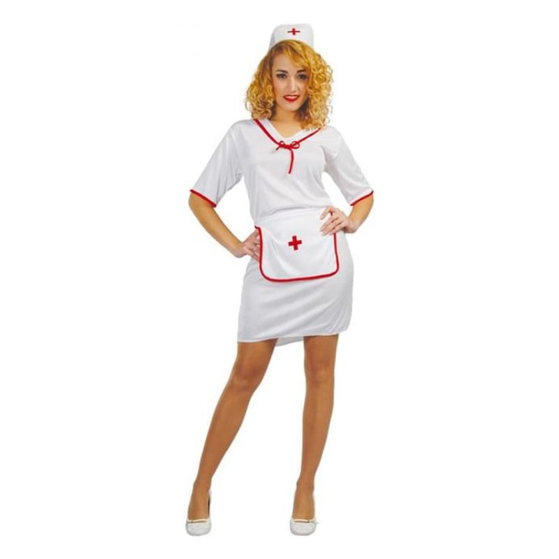 Guirca Costume infermiera sexy Carnevale Halloween abito vestito pe...