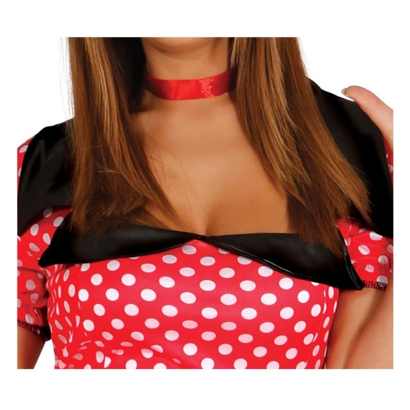 Guirca Costume topolina sexy Carnevale Halloween Minnie vestito abi...