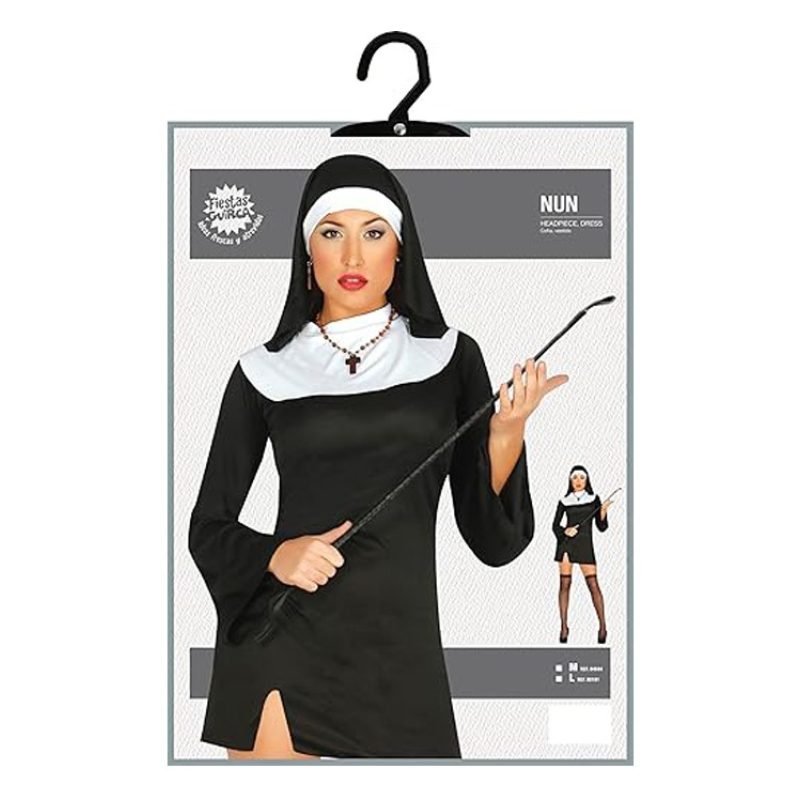 Guirca Costume suora sexy vestito Carnevale Halloween abito per adu...