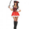 Costume piratessa piarata Corsara Halloween Carnevale cosplay bucaniera S/M/L