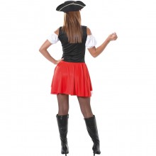 Costume piratessa piarata Corsara Halloween Carnevale cosplay bucaniera S/M/L