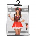 Costume piratessa piarata Corsara Halloween Carnevale cosplay bucaniera S/M/L