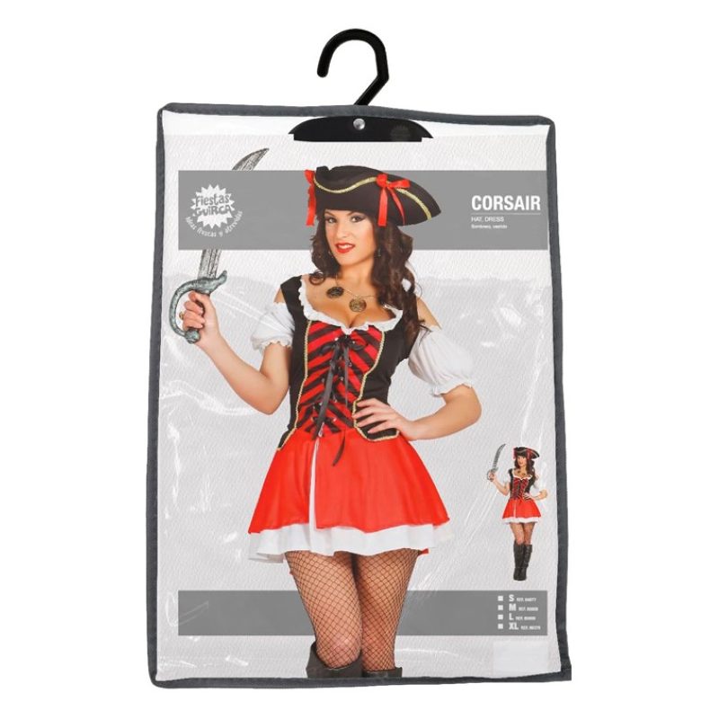 Guirca Costume piratessa piarata Corsara Halloween Carnevale cospla...