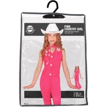 Costume cowgirl carnevale carnevale bambina stile barbie il film pink country