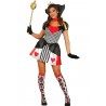 Guirca Costume vestito Regina Di Cuori donna sexy Travestimento car...