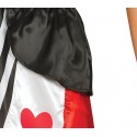 Costume vestito Regina Di Cuori donna sexy Travestimento carnevale halloween M