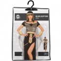 Costume Cleopatra carnevale egiziana vestito adulta regina egitto nero S/M/L