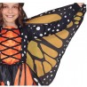 Guirca Costume da farfalla bambina carnevale vestito con ali aranci...
