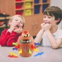 Gioco di società da tavolo pirata botte barile pop up giocattolo bambini +3 anni