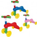 Cavalcabile triciclo primi passi senza pedali in plastica colorata Italia 49X40