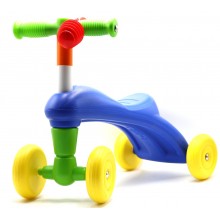 Cavalcabile triciclo primi passi senza pedali in plastica colorata Italia 49X40