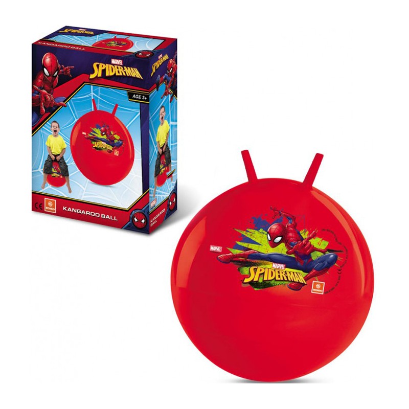 Palla Canguro Per Saltare Rimbalzante Marvel Spiderman Bambino Interno Esterno
