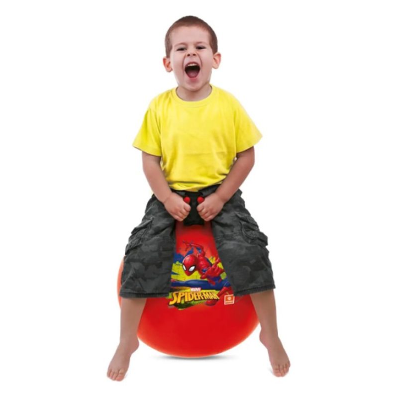 Mondo Palla Canguro Per Saltare Rimbalzante Marvel Spiderman Bambin...
