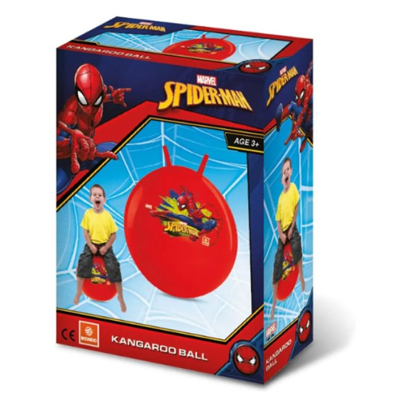 Mondo Palla Canguro Per Saltare Rimbalzante Marvel Spiderman Bambin...
