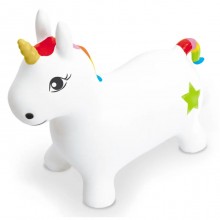 Unicorno Gonfiabile Cavalcabile Gioco Per saltare Rimbalzante Bambini 18m +