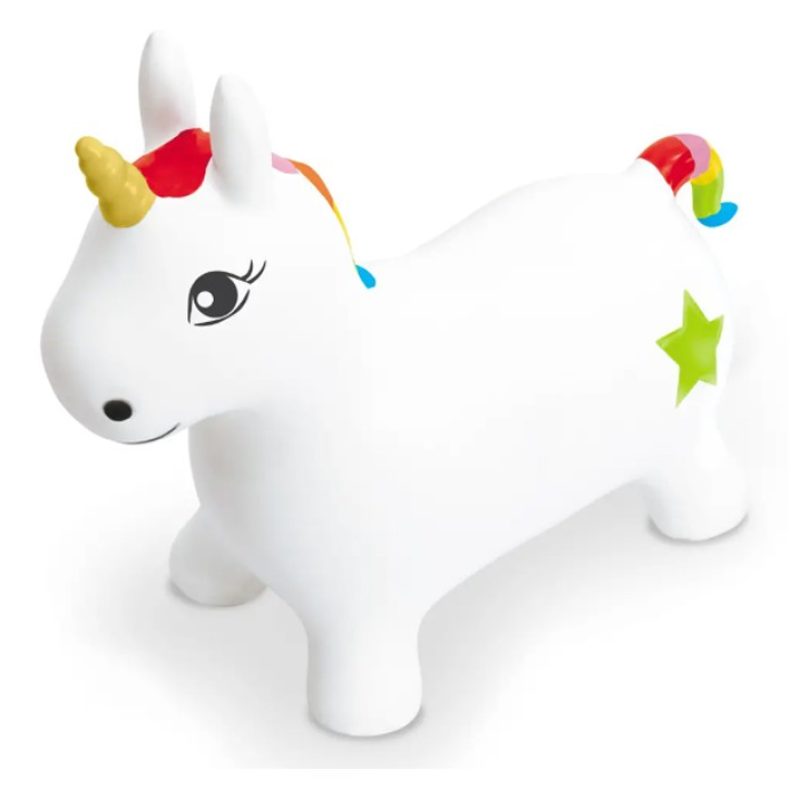 Mondo Unicorno Gonfiabile Cavalcabile Gioco Per saltare Rimbalzante...