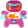 Joko Cucina giocattolo 2in1 Sgabello gioco accessori pentole posate...