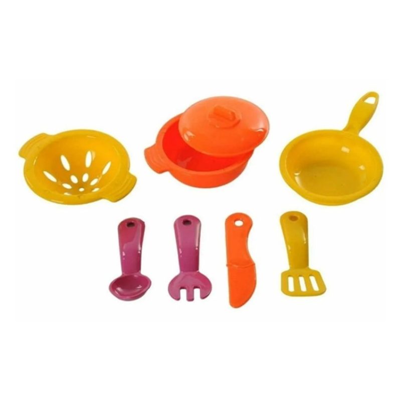 Joko Cucina giocattolo 2in1 Sgabello gioco accessori pentole posate...