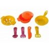 Joko Cucina giocattolo 2in1 Sgabello gioco accessori pentole posate...