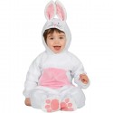 Costume coniglio bianco carnevale vestito bambino neonato unisex coniglietto