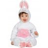Guirca Costume coniglio bianco carnevale vestito bambino neonato un...