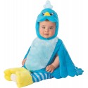 Costume carnevale uccellino azzurro vestito Guirca neonato animale unixex 12-24