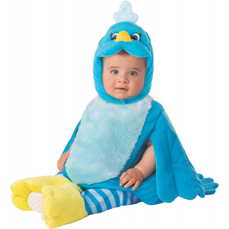 Costume carnevale uccellino azzurro vestito Guirca neonato animale unixex 12-24