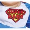 Guirca Costume Super eroe carnevale vestito Superbaby neonato super...