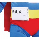 Costume Super eroe carnevale vestito Superbaby neonato superman bambino milk