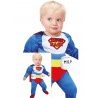 Guirca Costume Super eroe carnevale vestito Superbaby neonato super...