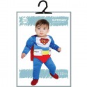 Costume Super eroe carnevale vestito Superbaby neonato superman bambino milk