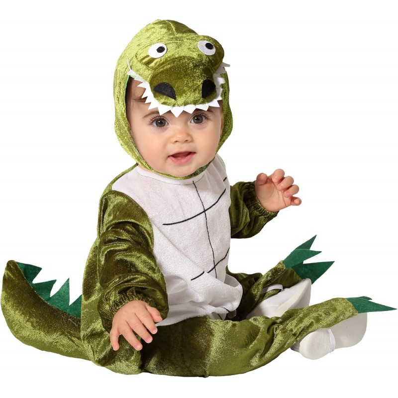 Costume coccodrillo carnevale vestito neonato animale unisex bambino Atosa