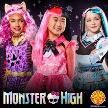 Monster High Twyla Costume bimba Bambina halloween taglia S/M carnevale
