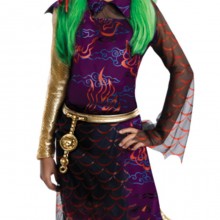 Monster High Jinafire Long Costume bimba Bambina halloween taglia S/M carnevale